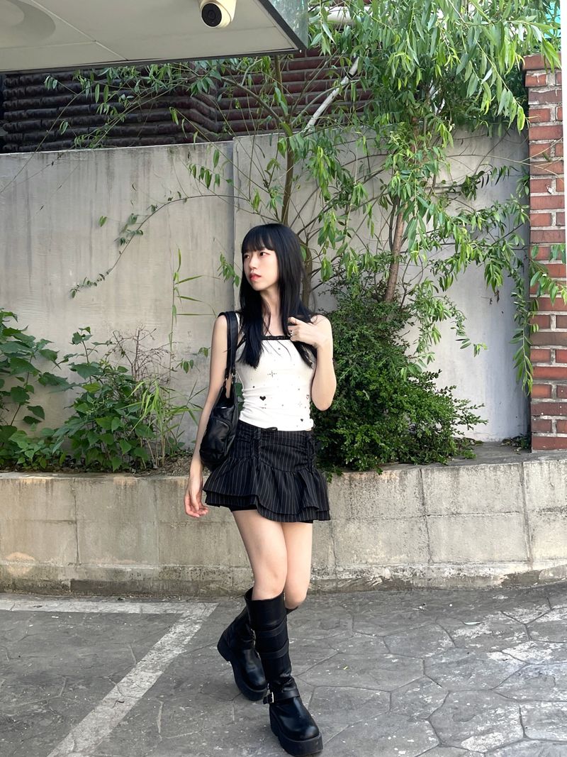 Kitchen Dot Pixel Lace Sleeveless