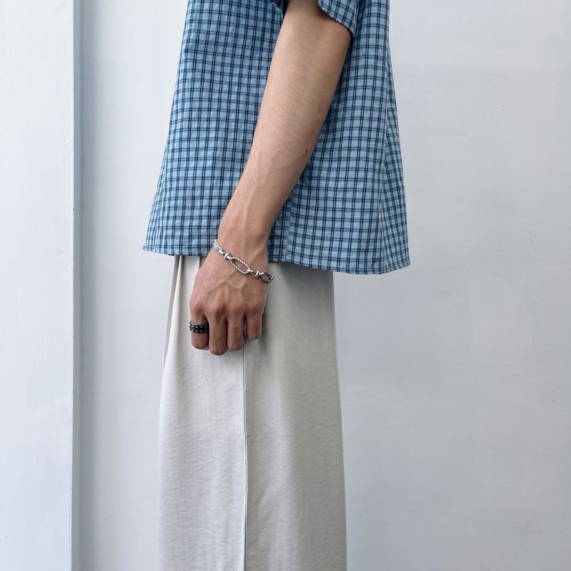 Relaxed Check Short Sleeve Shirt