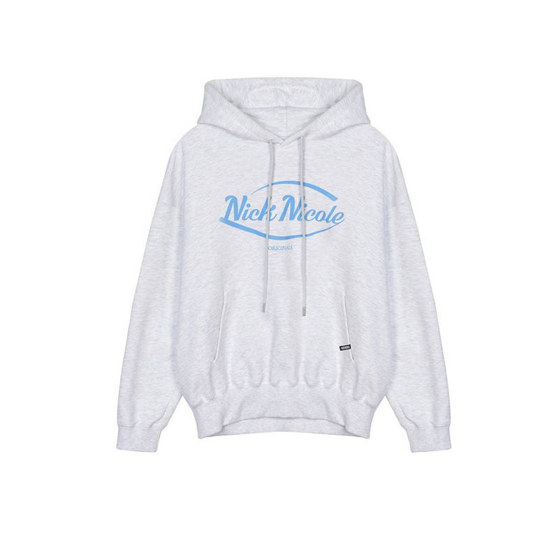 NICK&NICOLE(ニック&ニコール)の「NICOLE ORIGINALS HOODY_MELANGE SKY BLUE(Tops)」