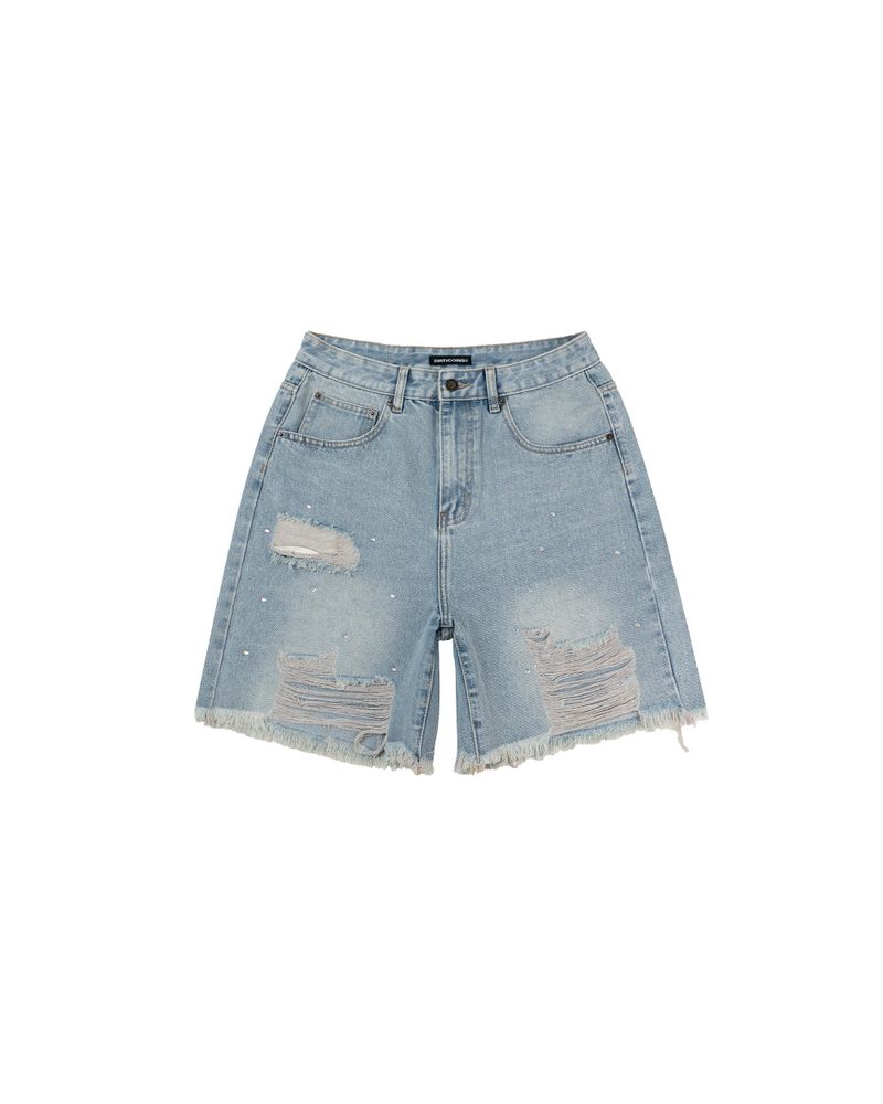 DirtyCoins(ダーティーコインズ)の「Denim Shorts Studs - Blue Wash(Pants)」