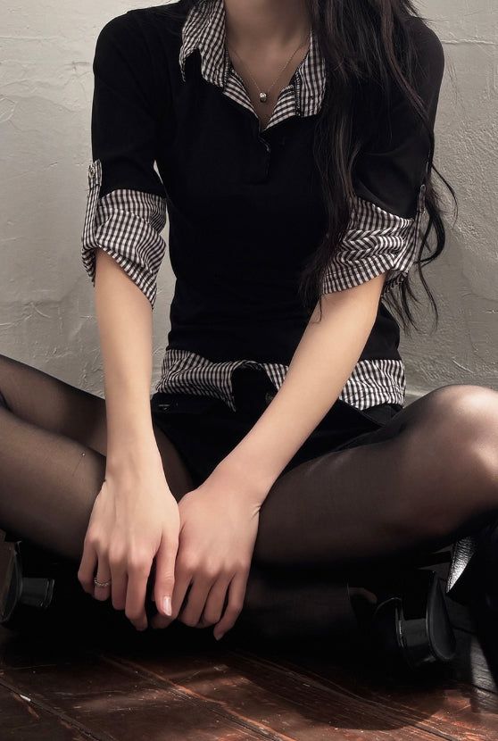 EEUN（イウン）の「Cheki short sleeve shirt（Tops）」