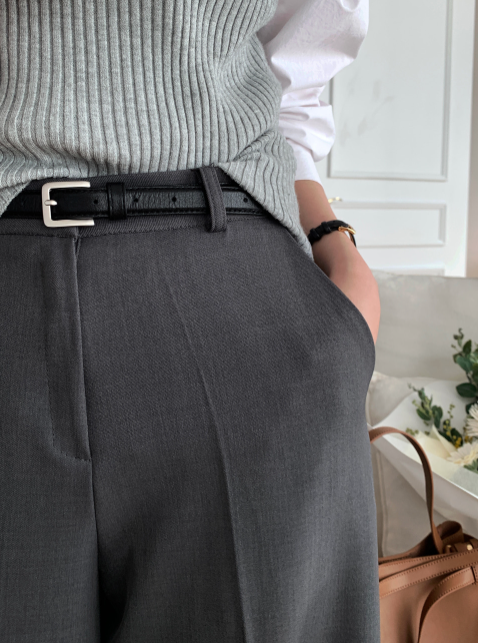 Lesen Tension Wide Slacks / 4 colors