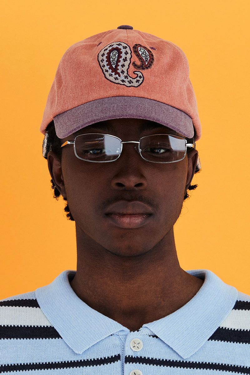 UNALLOYED（アナロイド）の「PAISLEY BALL CAP / ORANGE（Hats）」