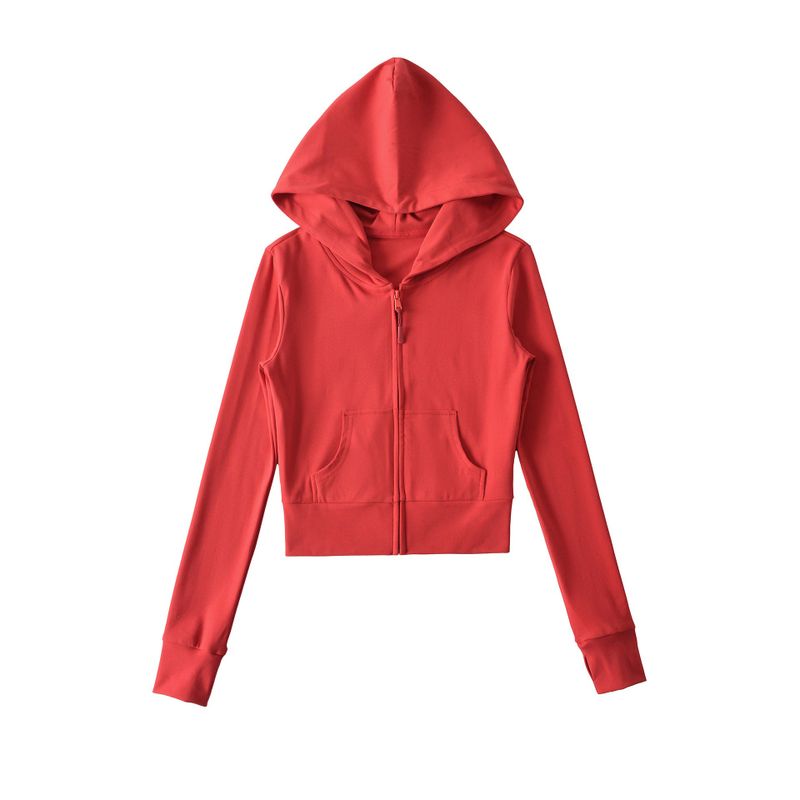 Color Point Hood Jacket