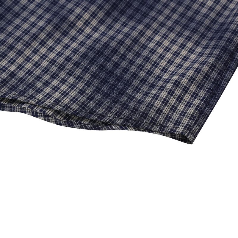 Leon vintage washing checkered shirt
