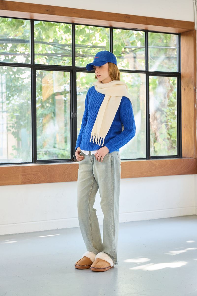 JUICY ROUND KNIT / BLUE