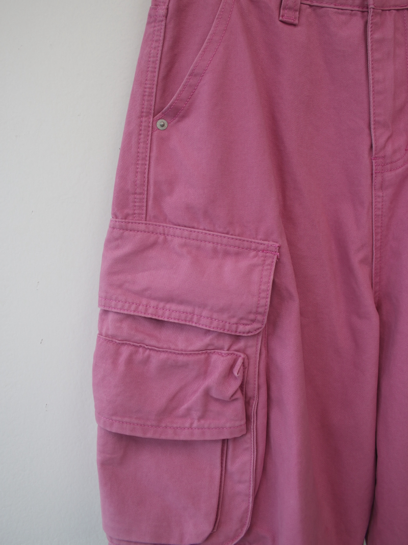 color dyeing bermuda pants