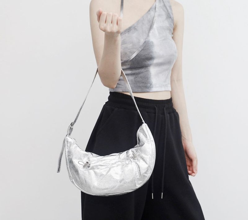romin string hobo bag