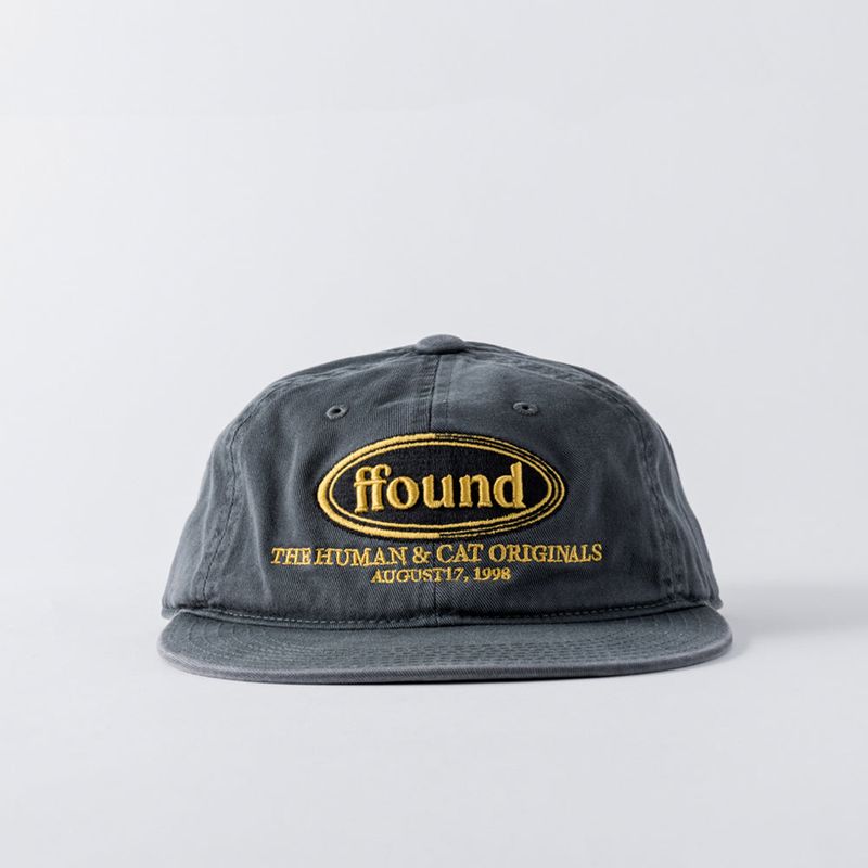 Human & Cat（ヒューマン＆キャット）の「FFOUND WASHED FLAT BRIM CAP / GREY（Hats）」