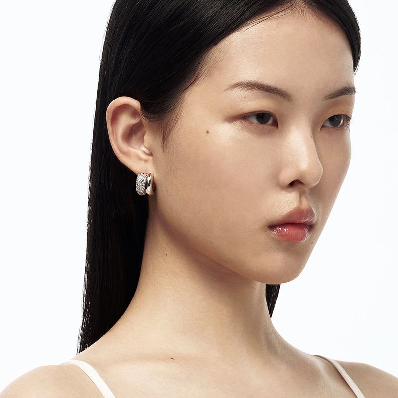 Double Pave Earrings