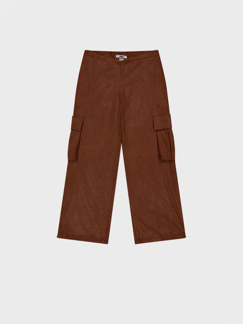  Paisley Corduroy Pants_Brick