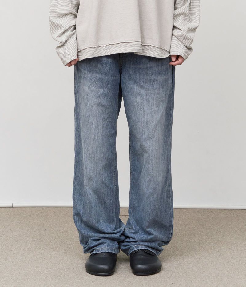 HIFIFNK(ハイファイファンク)の「Bloom Slab Semi Wide Denim(Pants)」