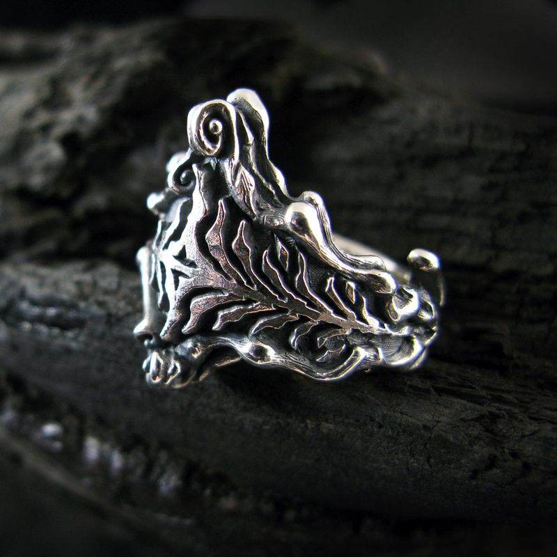 Z-Grimoire silver ring