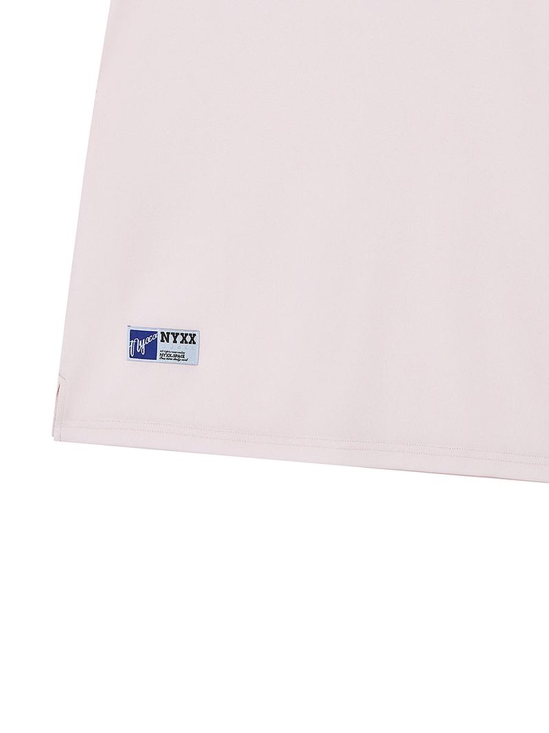 OVERSIZED WING POLO SHIRT PINK