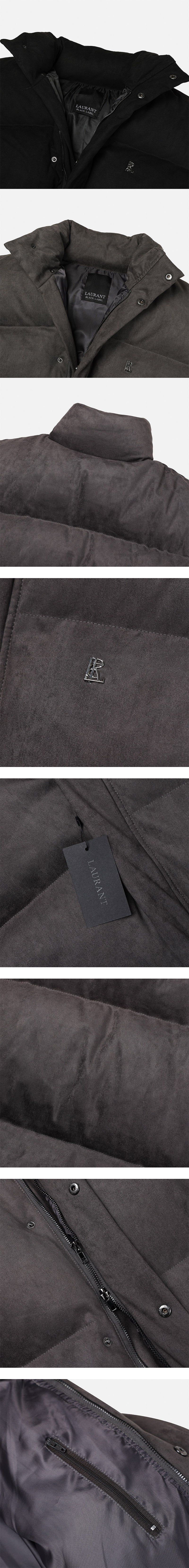 [MADE] Signature suede semi crop padding(2color)