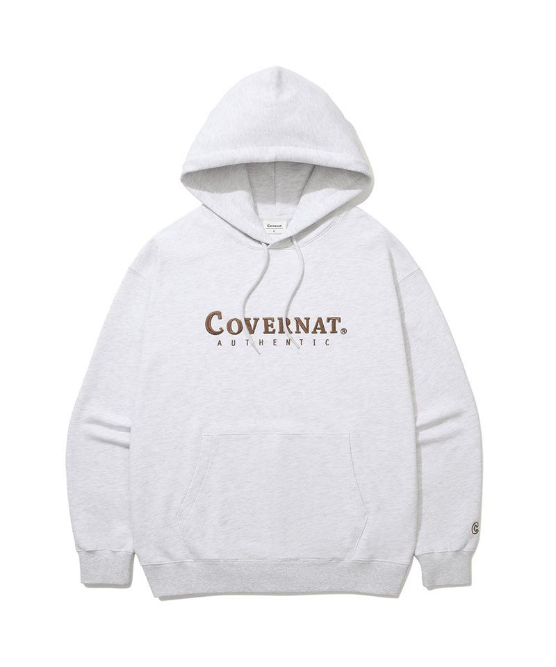 Covernat（カバーナット）の「Center Authentic Hoodie Heather Gray（Tops）」