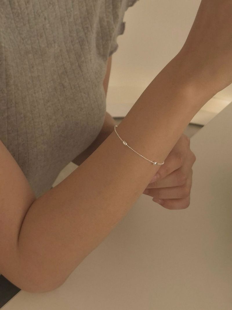 Bean bracelet • silver925