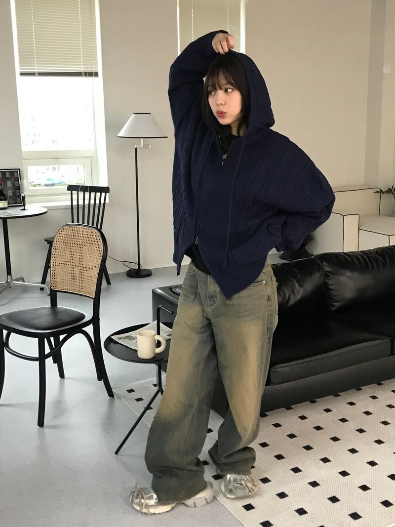Millennial vintage wide denim