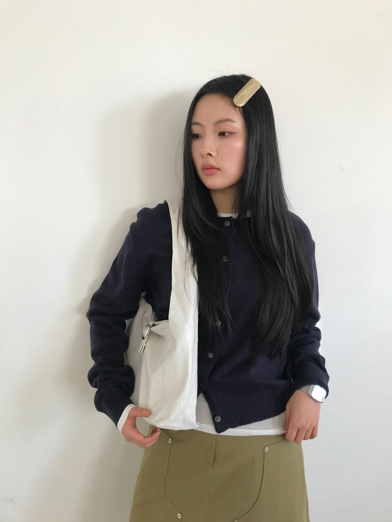 ロウキーバックルショルダーバッグ (3color)