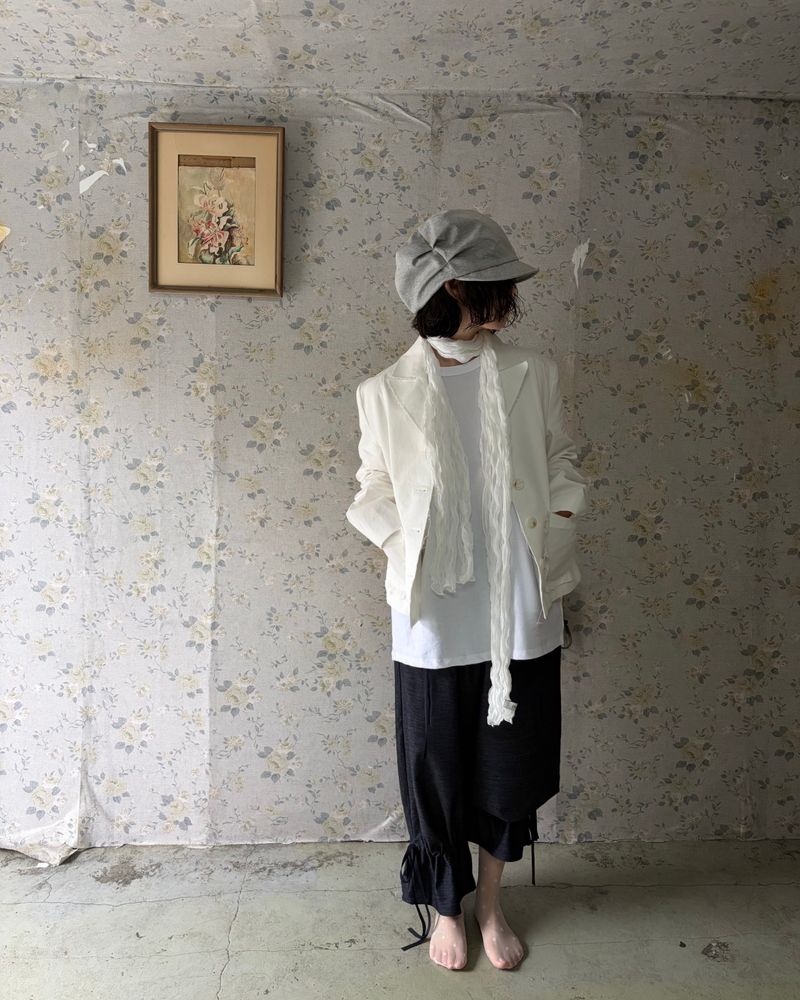 Crumpled Cotton Cap