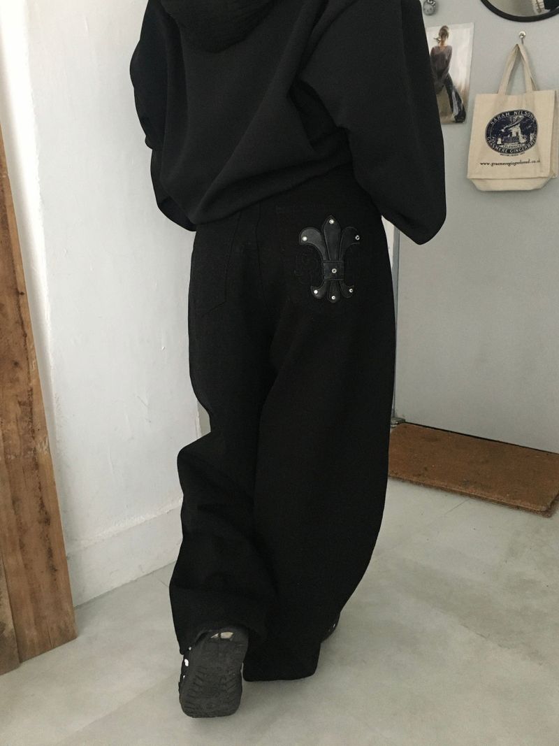 Chrome Bloody Stud Balloon Pants (2c)