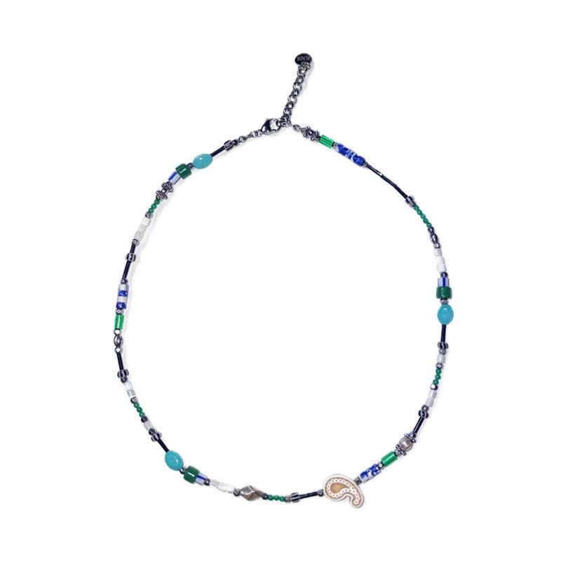 RUNDS(ランド)の「paisley gemstone necklace 001(Accessories)」