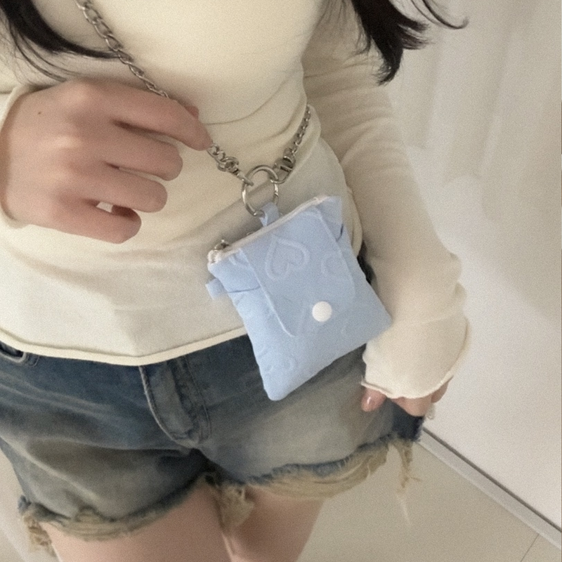 heart chain wallet bag_length (3color)