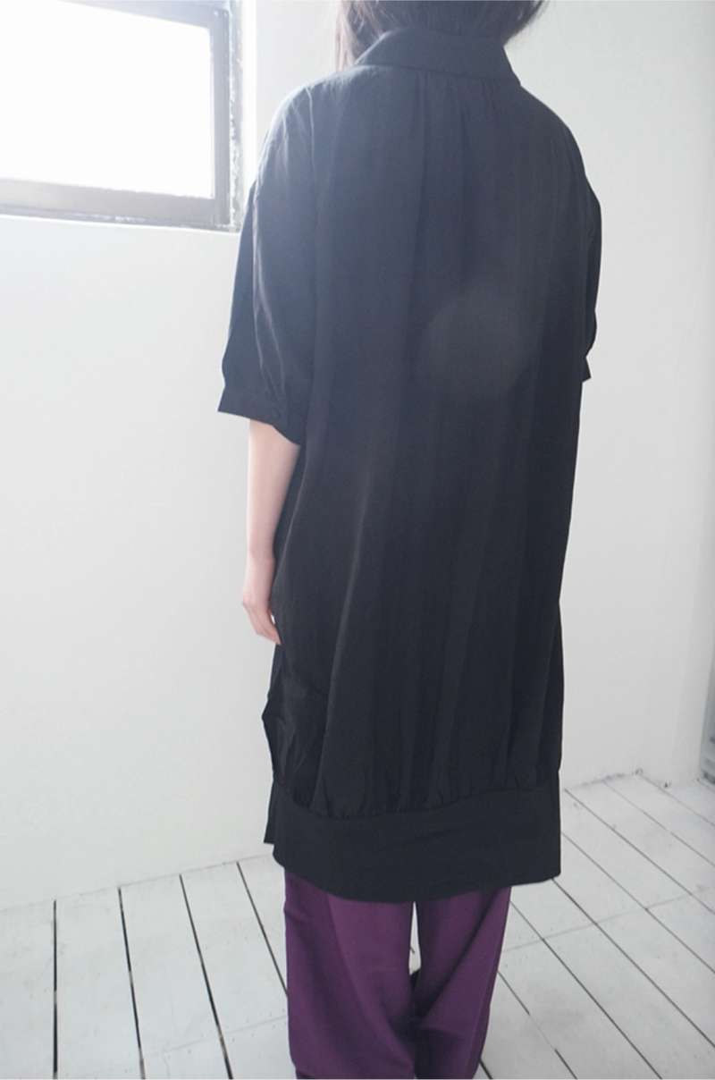 unbal black shirt OPS
