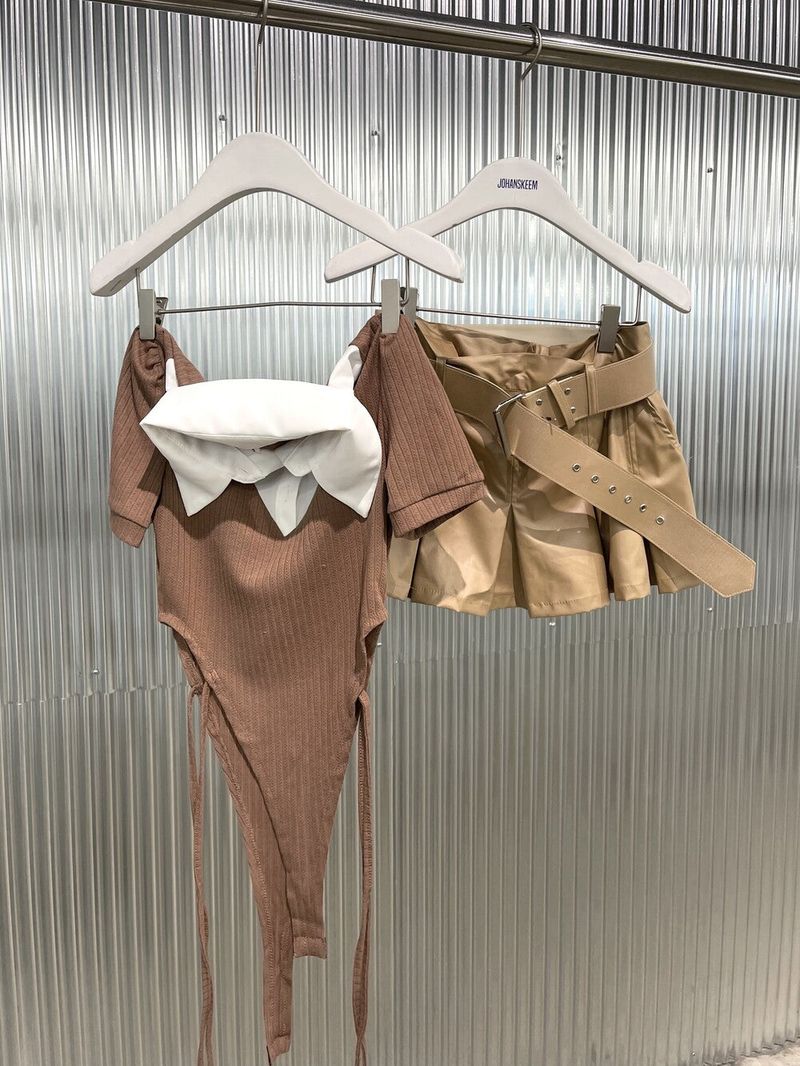 939. Coating mini pleats skirt (2color)