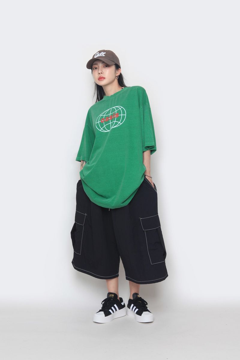 Stitch Bermuda Cargo Pants