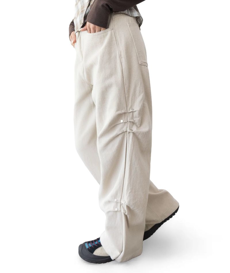Keulli Shirring Flare Pants
