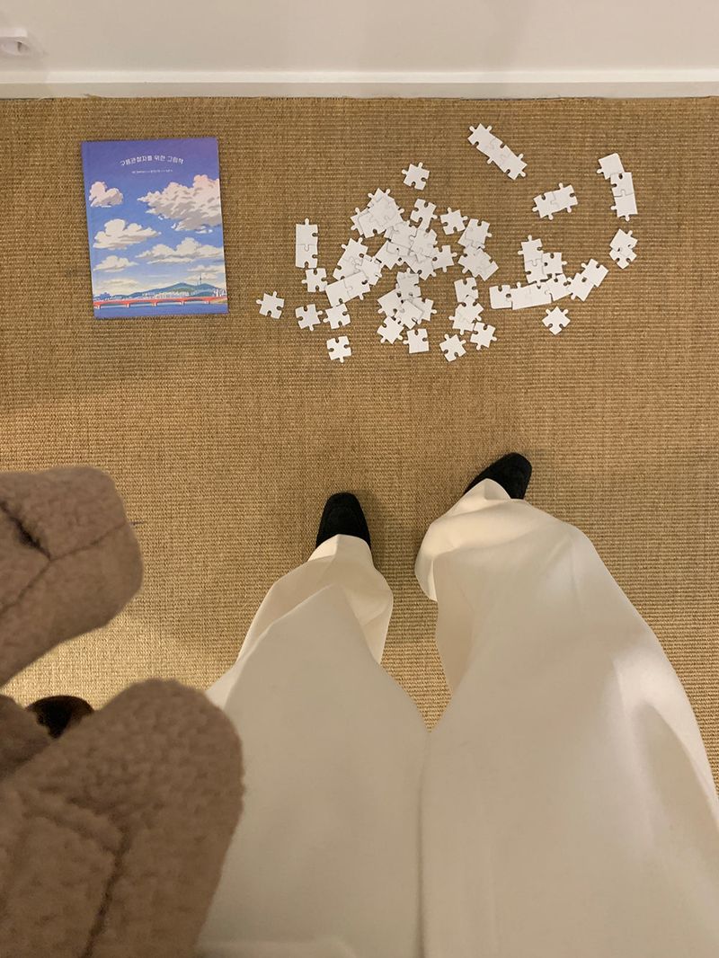 [MADE] [Wool Napping] Winter Warm Pintuck Wide Slacks