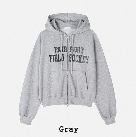 Philo Two-Way Crop Hood Zip-Up