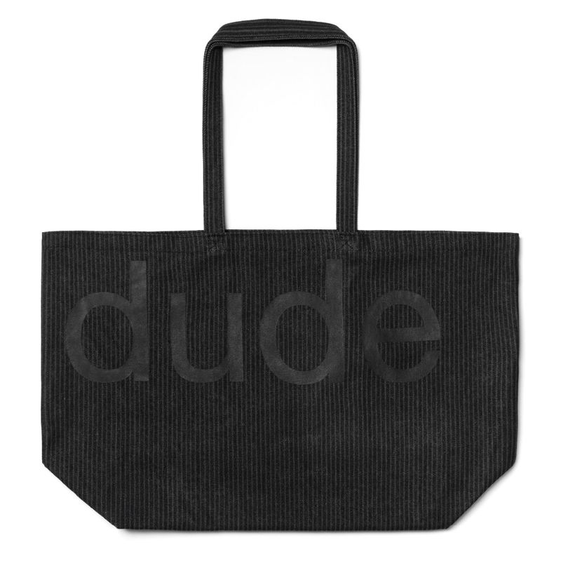 Big tote bag - Heavy stripe denim