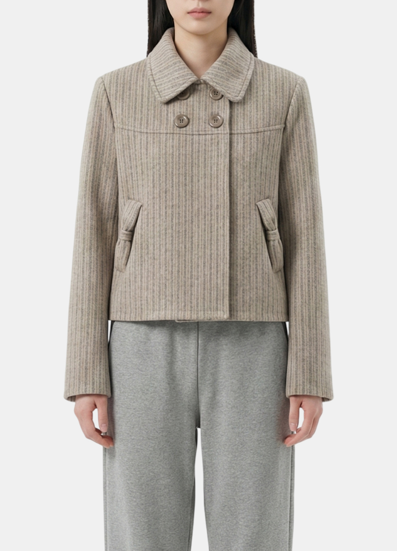 Mila Stripe Short Jacket