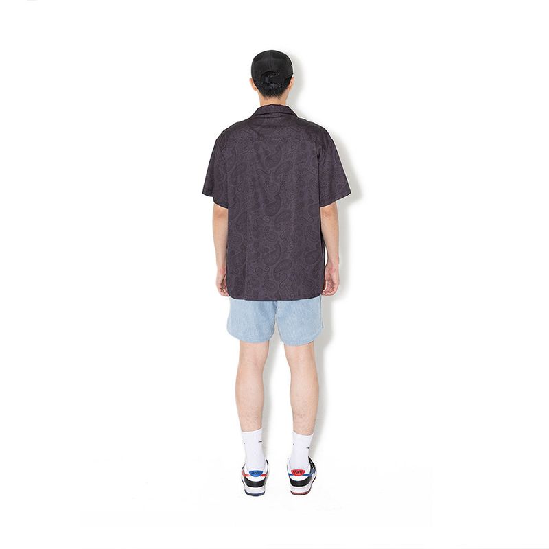 PAISLEY HALF SHIRTS purple