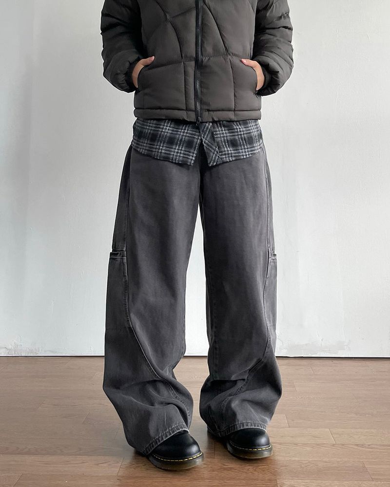 Roden Curved Dyeing Pants