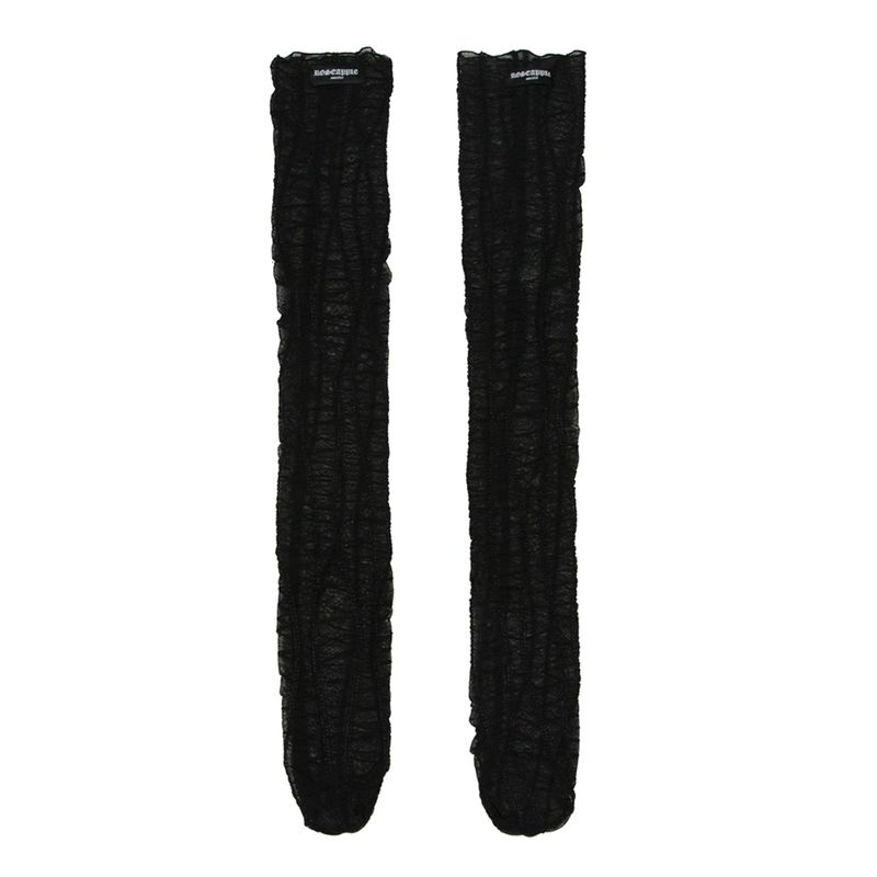 212-mesh wave knee-socks