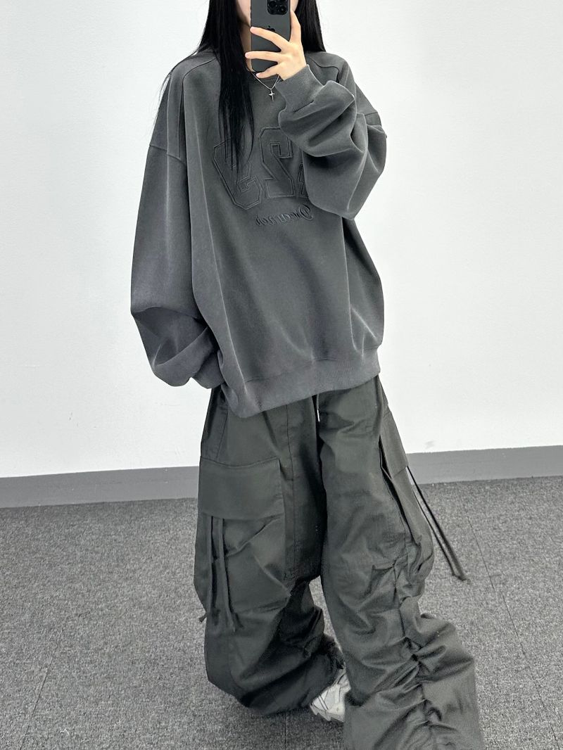 shirring strap cargo pants