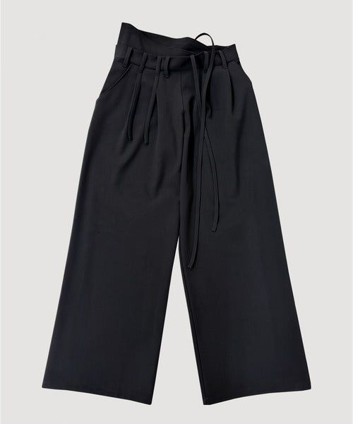 STRING WIDE TROUSERS