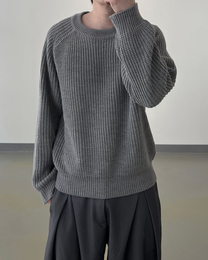 Hild Panel Cropped Hachi Knit