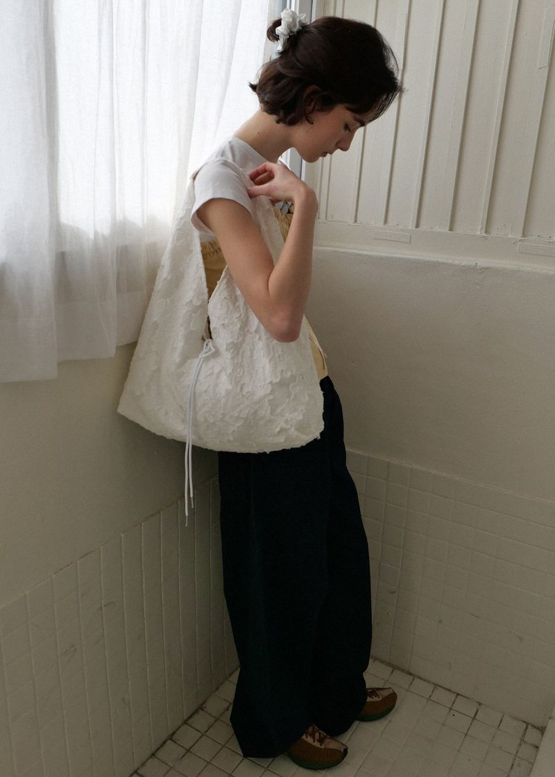Jeanne Garden Shoulder Bag_White