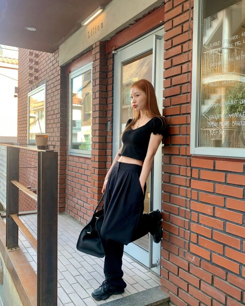 ダニエルバンディングパンツ (Black)