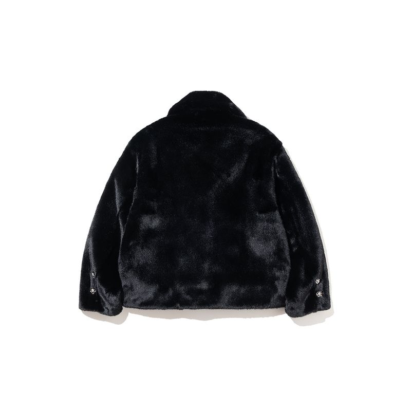 Soft Love Fur Jacket (Black)