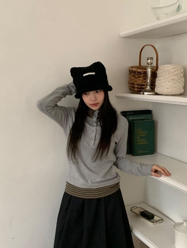 Maltane Cats Knit Beanie