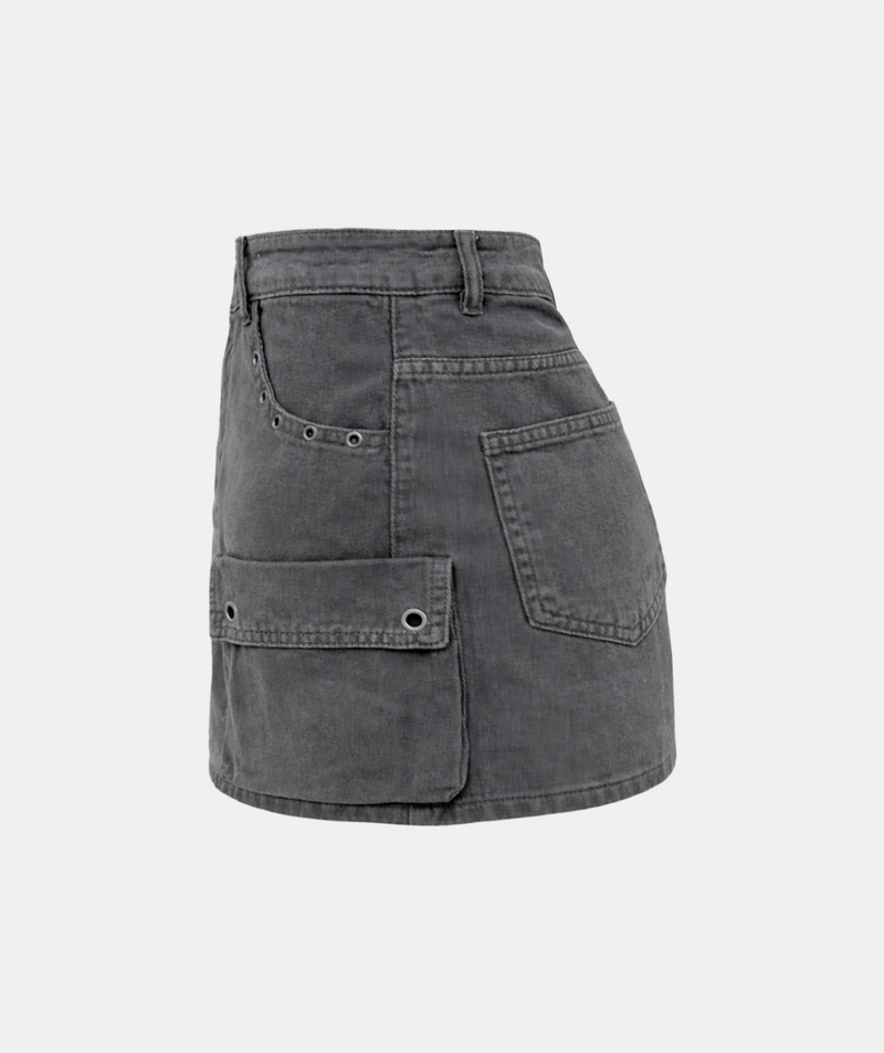 Bruno Utility Denim Skirt
