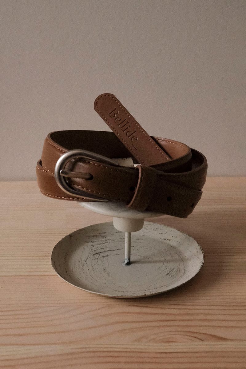 BEIDELLI（ベイデリー）の「[BELLIDE MADE] Seasonless Round Square BLD Belt（Fashion Accessories）」