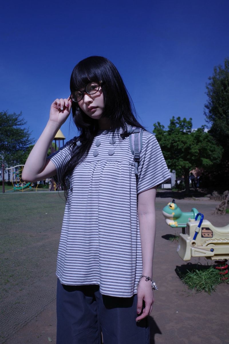 [MD PICK] グリニー ダンガラスナップ tee (2color)
