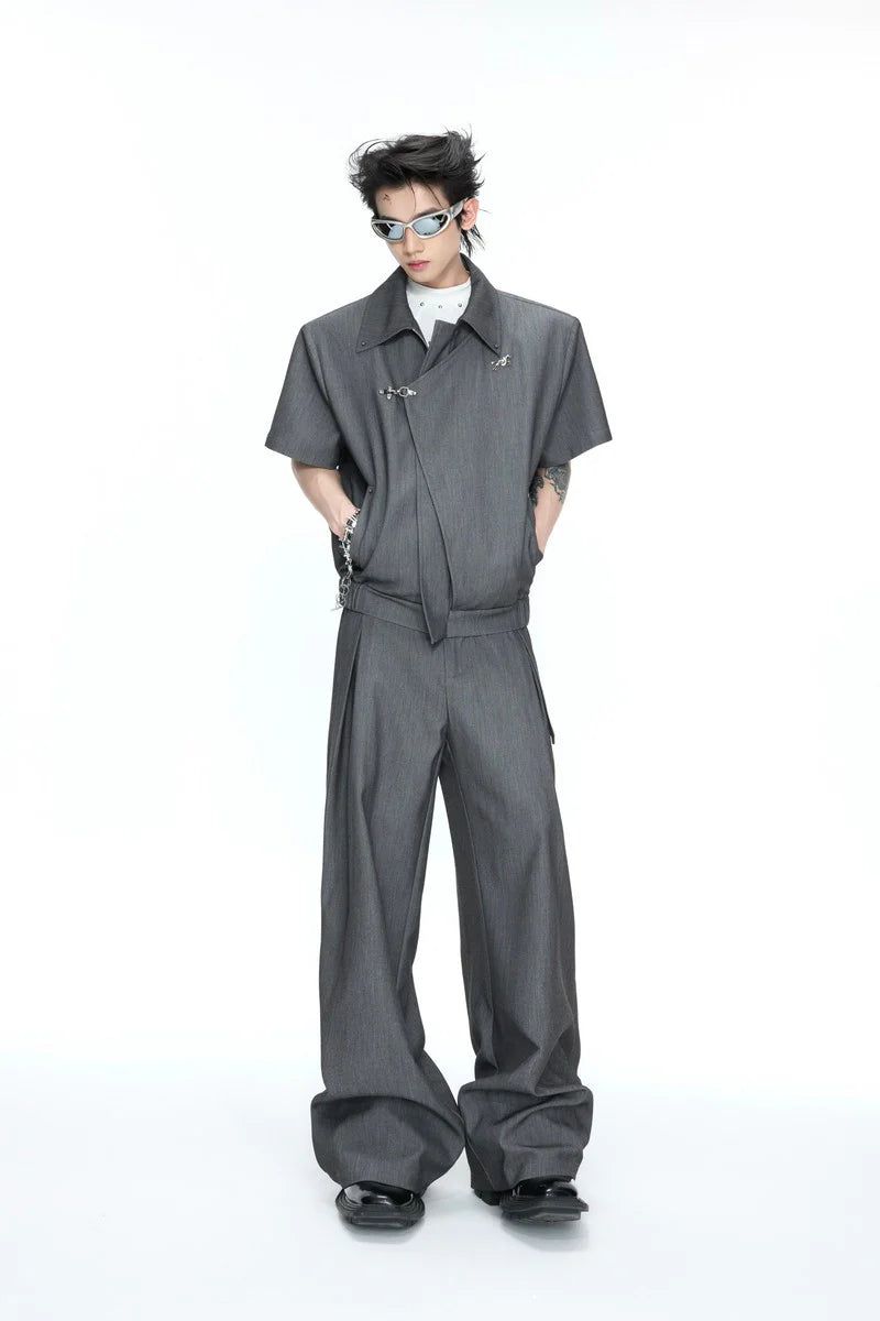 Argue Cultureの「Asymmetric Wide Leg Trousers(Pants)」