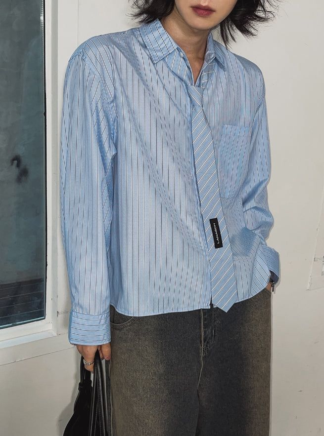 [LANARCH] Azure Stripe Tie